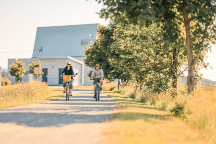 Le circuit de vélo des Églantiers