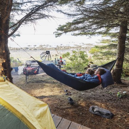 Camping à l'île Saint-Barnabé