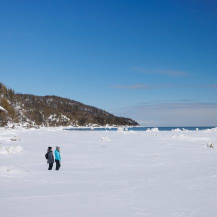 Le Bic en hiver à Rimouski