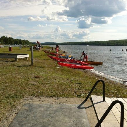 Plage à Saint-Hubert-de-Rivière-du-Loup