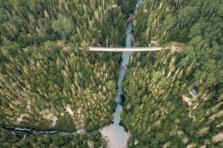 Le Canyon des Portes de l'Enfer à Saint-Narcisse de Rimouski