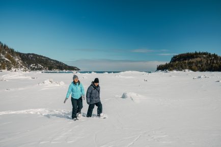 Le Bic en hiver à Rimouski